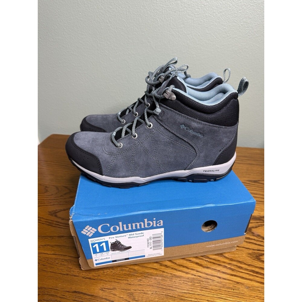 NIB-Women's Columbia Fire Venture Mid Waterproof Sz11 Hiking Boot - Picture 4 of 11